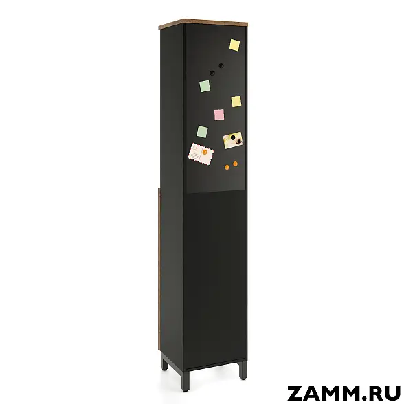 Шкаф ZAMM распашной 6 полок, 1 дверь, 3 полки закрыты, 3 полки открыты Правый (Ш:450, Г:414, В:2270) 