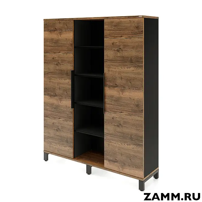 Шкаф ZAMM Прага 3 секции. На металлокаркасе 414 (Ш:1726; Г:414; В:1985)