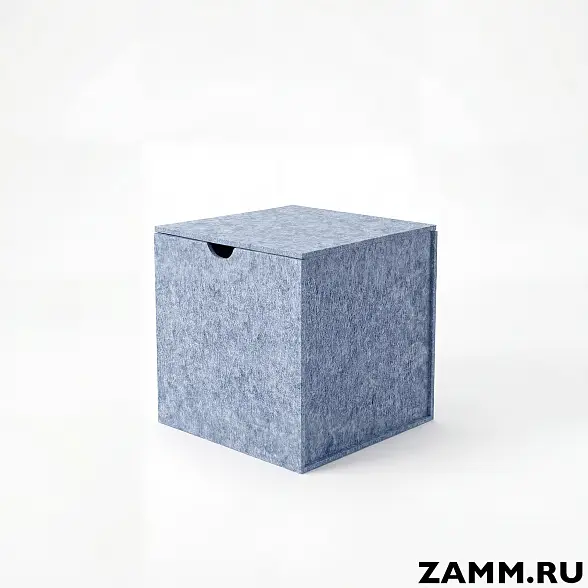 Фетровый короб для хранения с крышкой без ручек