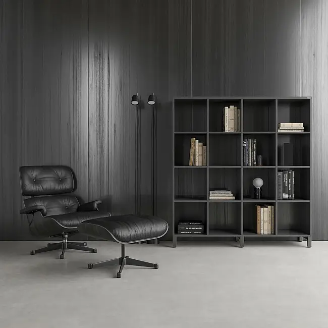 Стеллажная система MIX 5x6 ZAMM. На металлокаркасе (Ш:2230, Г:370, В:1982)