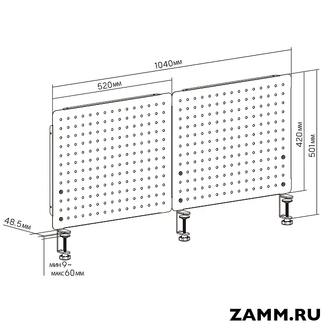 Органайзер настольный Cactus CS-PEGB