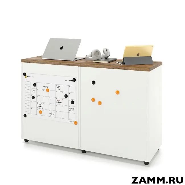 Локер ZAMM 2 полки открытый. На регулируемых опорах 1200 (Ш:1200, Г:414, В:747)