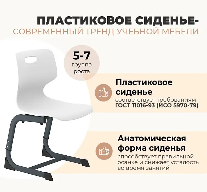 Стул SHT-S-TN22 5-7 ростовые группы