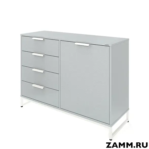 Комод ZAMM Прага 3. 2 секции на металлическом основании 414 (Ш:1180, Г:414, В:860)
