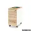 Тумба мобильная ZAMM. 3 ящика с центральным замком (Ш:310, Г:500, В:612)