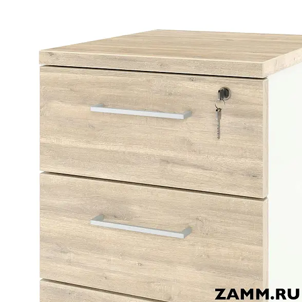 Тумба мобильная ZAMM. 5 ящиков с центральным замком (Ш:410, Г:500, В:958) 