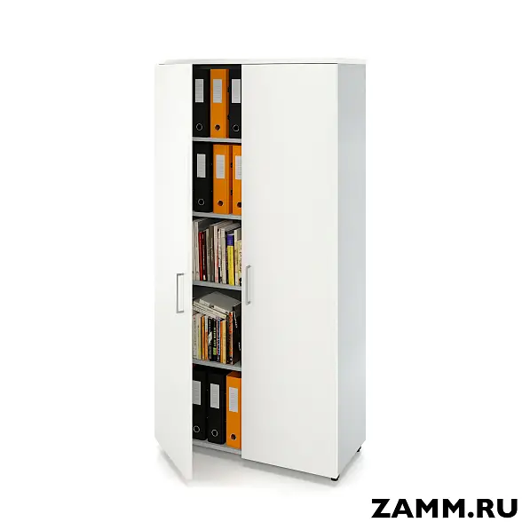 Шкаф ZAMM распашной 5 полок, 2 двери. Опоры реглируемые 900 (Ш:900, Г:414, В:1812)