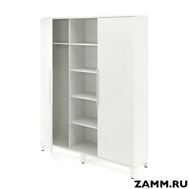 Шкаф ZAMM Прага 3 секции. На металлокаркасе 414 (Ш:1726; Г:414; В:1985)