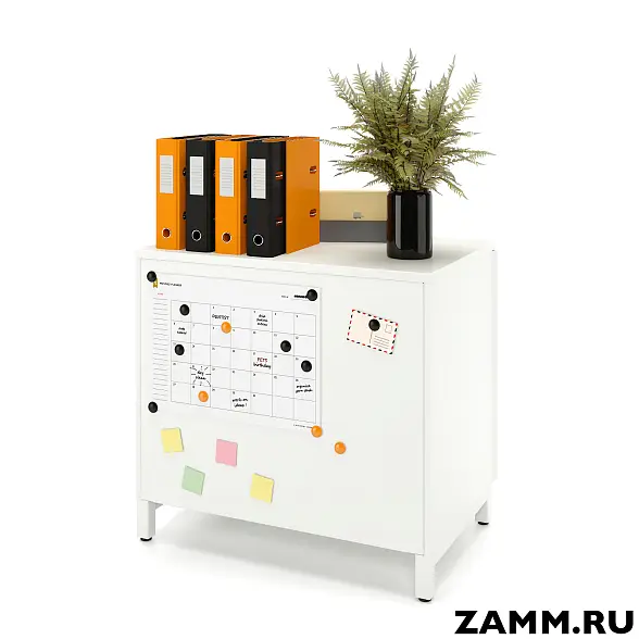 Шкаф ZAMM распашной 2 полки, 2 двери. На металлокаркасе 900 В=600 (Ш:900, Г:600, В:837) 
